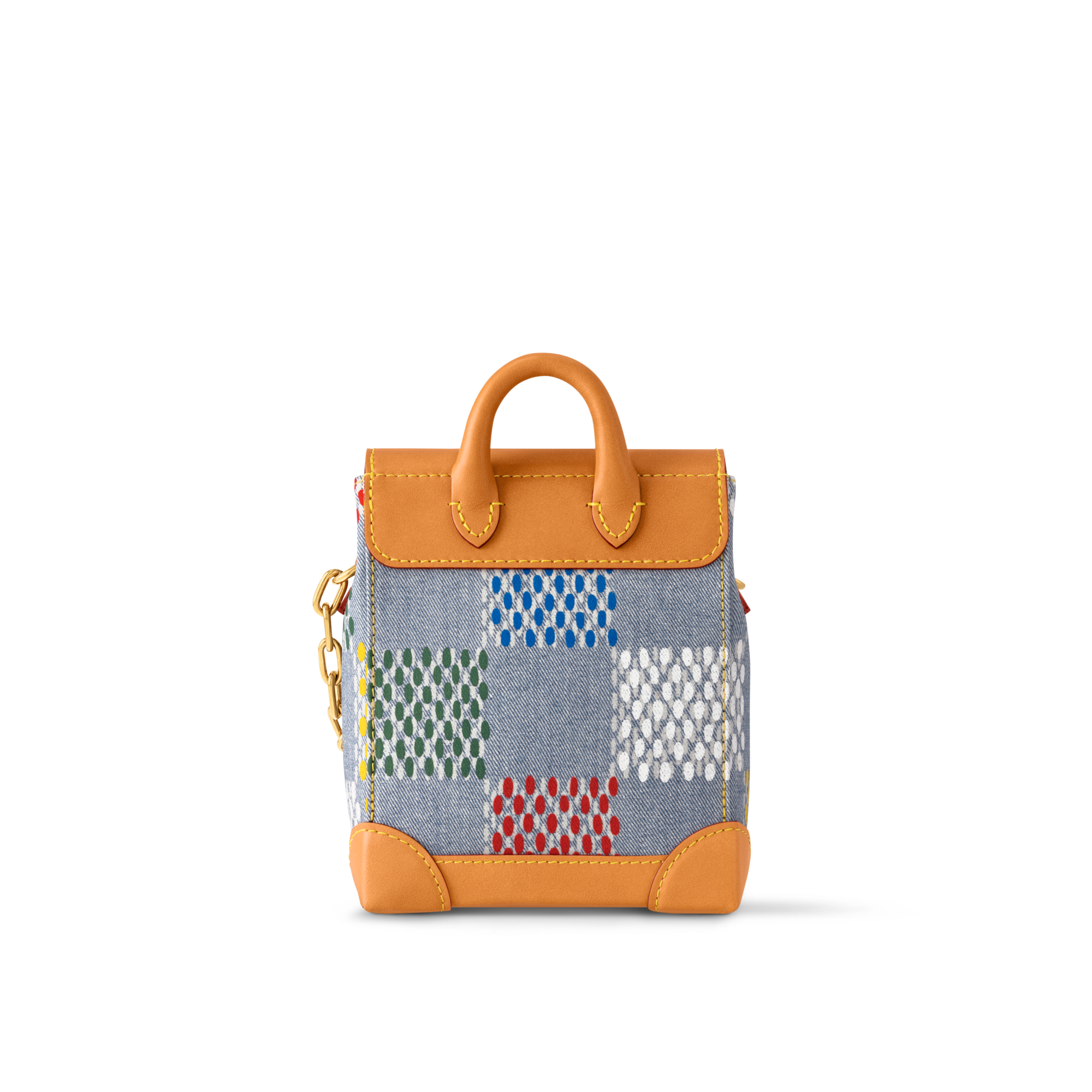 Damier Ebene Small Leather Goods Mini Bags Nano Steamer | Louis Vuitton ® (Product zoom)