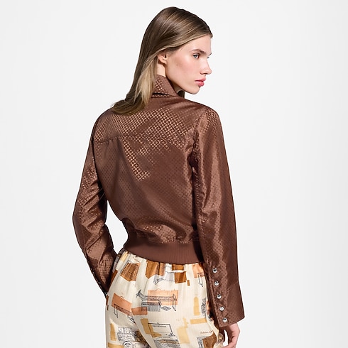 Ready-to-Wear Coats and Jackets Nanogram Bomber Jacket | Louis Vuitton ® (Product zoom)
