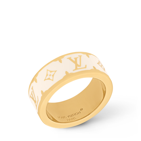 S00 Fashion Jewelry Rings Nanogram Enamel Ring | Louis Vuitton ® (Product zoom)