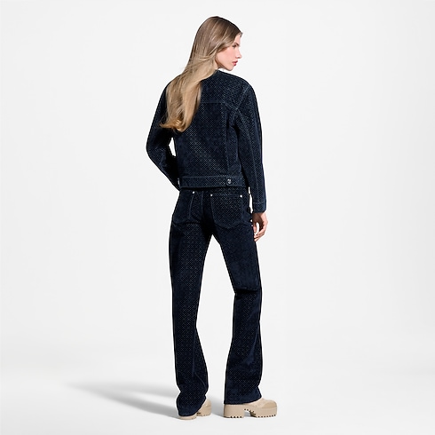 Ready-to-Wear Coats and Jackets Nanogram Flocket Velvet Jacket | Louis Vuitton ® (Product zoom)