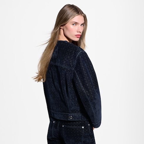 Ready-to-Wear Coats and Jackets Nanogram Flocket Velvet Jacket | Louis Vuitton ® (Product zoom)