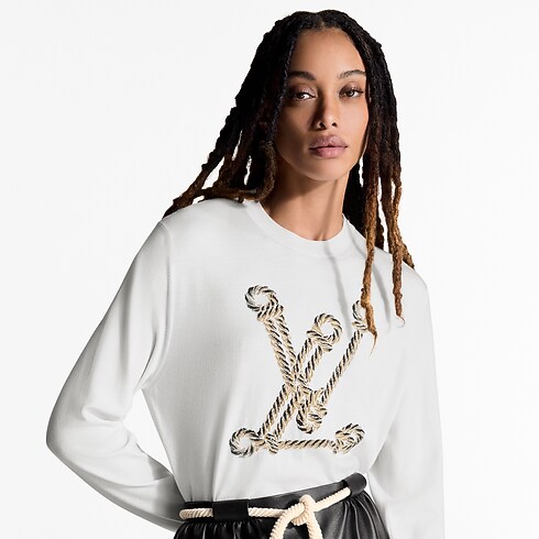 Ready-to-Wear Knitwear Nautical LV Pullover | Louis Vuitton ® (Product zoom)