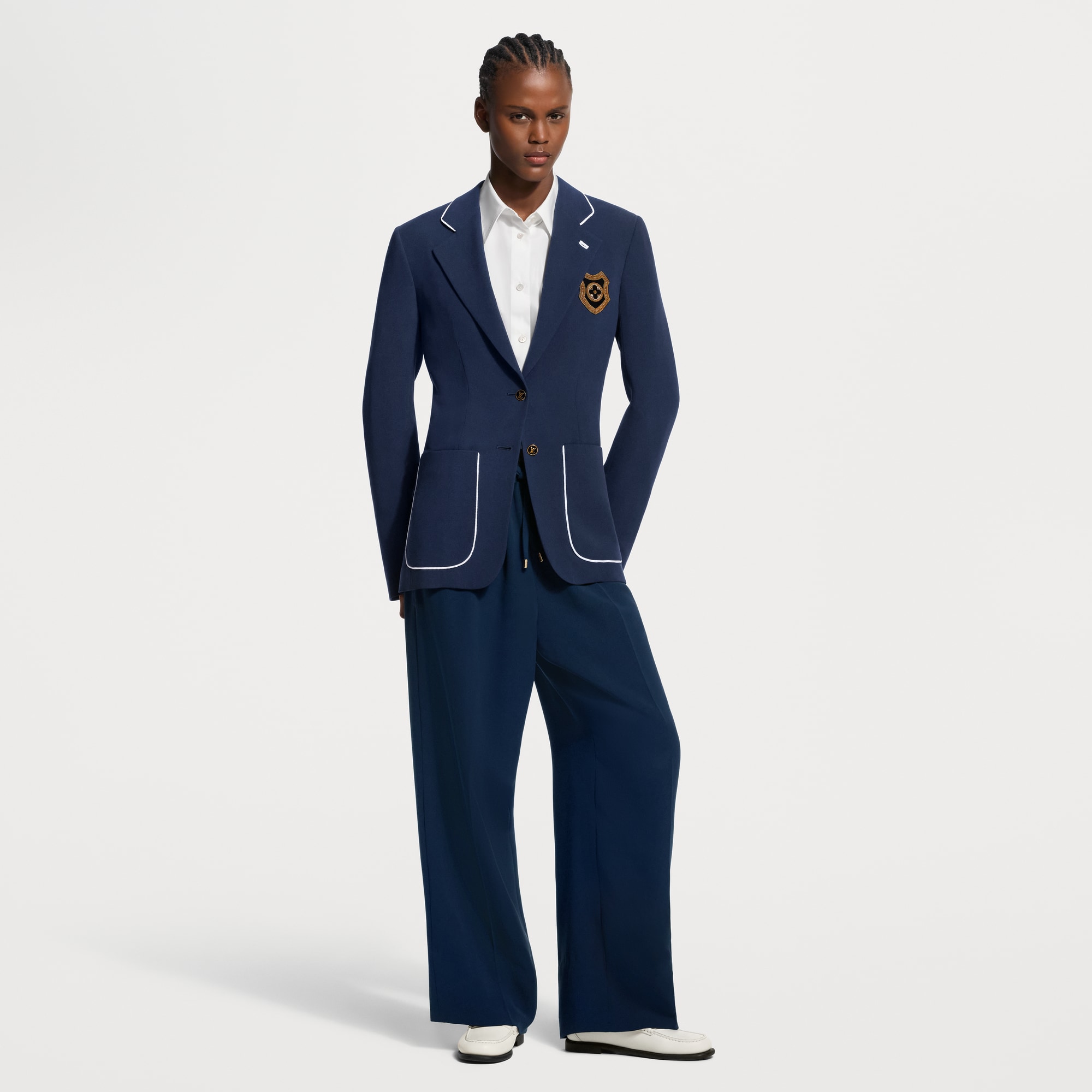 ルイヴィトン LOUIS VUITTON 23SS スリーブレス テーラードジャケット 