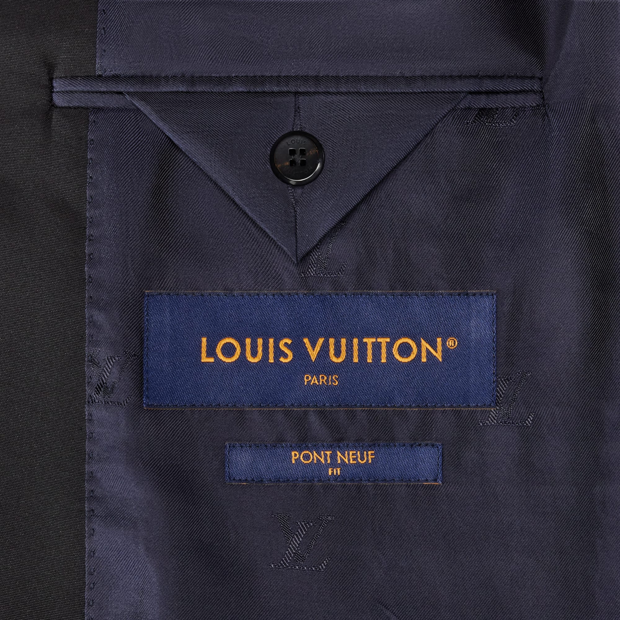 Ready-to-Wear Blazers and Jackets Navy Single-Breasted Tuxedo Jacket | Louis Vuitton ® (Product zoom)