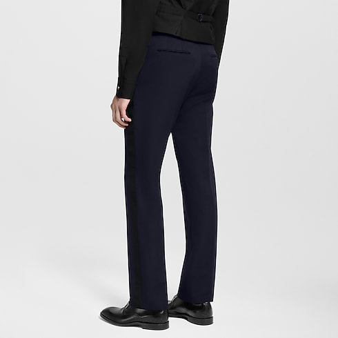 Ready-to-Wear Pants Navy Tuxedo Evening Pants | Louis Vuitton ® (Product zoom)