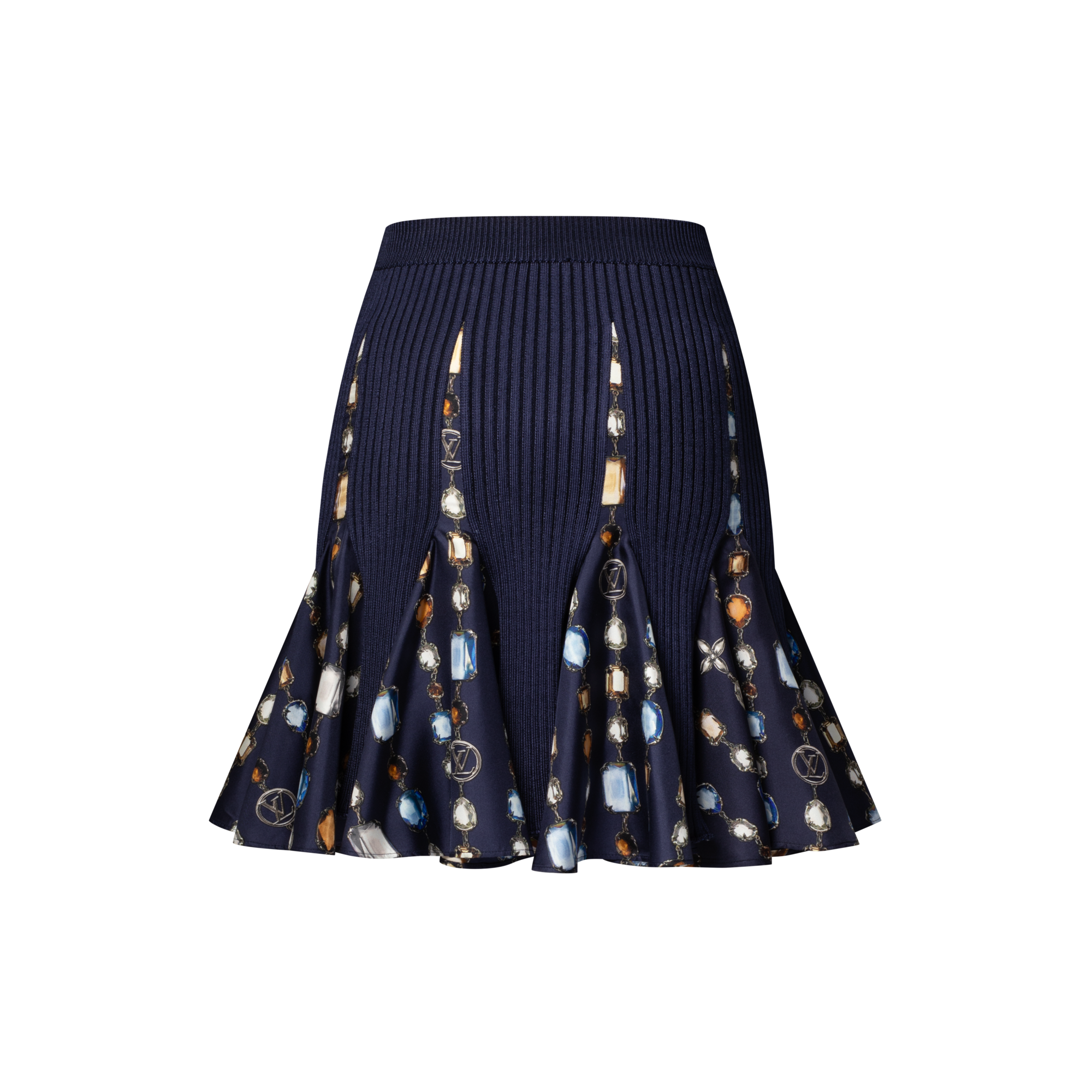  Ready-to-Wear Skirts and Shorts Necklace Insert Knit Skirt | Louis Vuitton ® (Product zoom)
