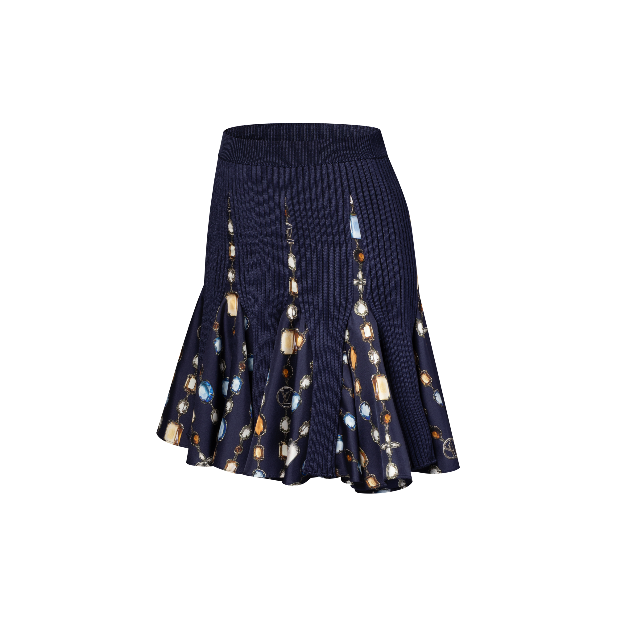  Ready-to-Wear Skirts and Shorts Necklace Insert Knit Skirt | Louis Vuitton ® (Product zoom)