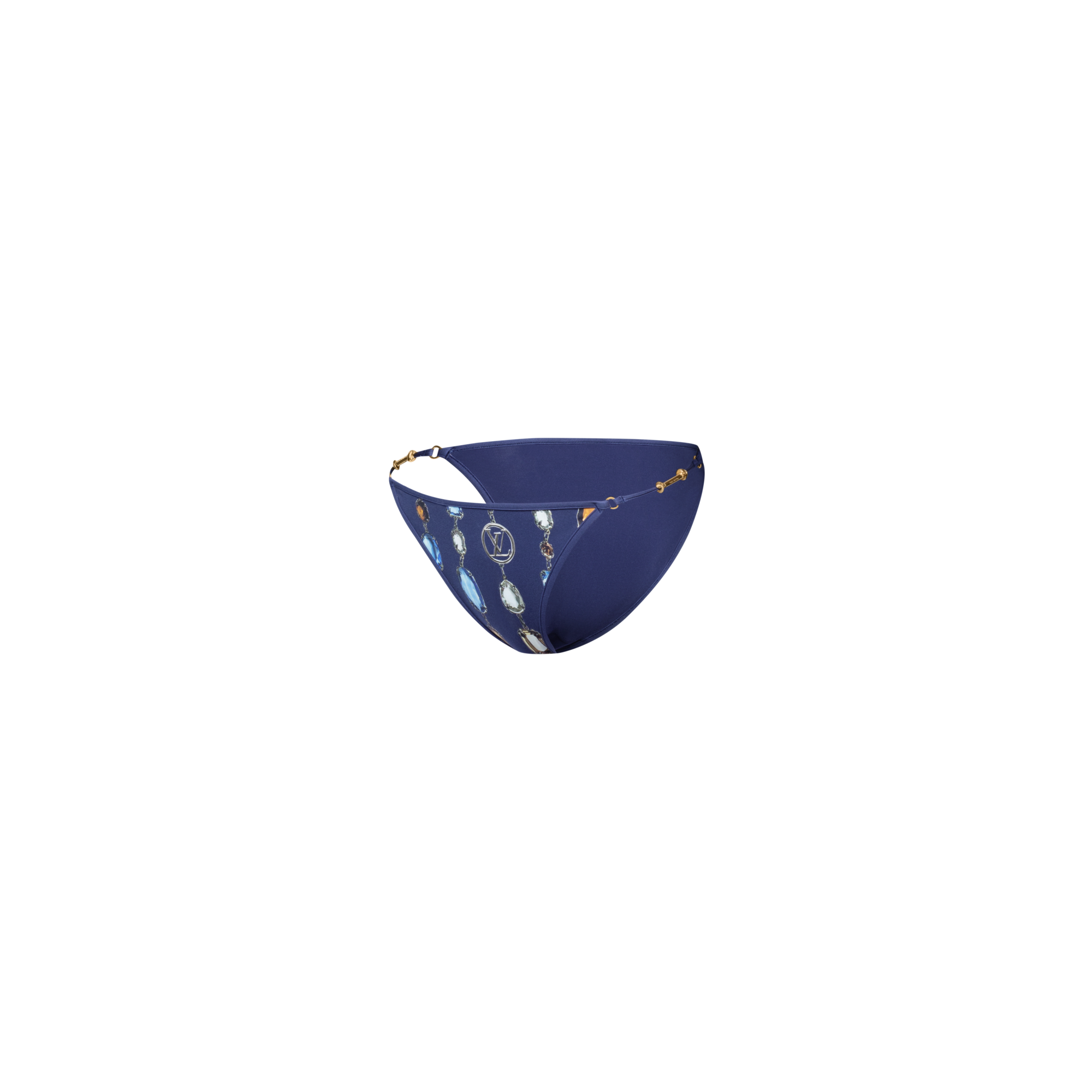  Ready-to-Wear Swimwear Necklace Print Bikini Bottoms | Louis Vuitton ® (Product zoom)