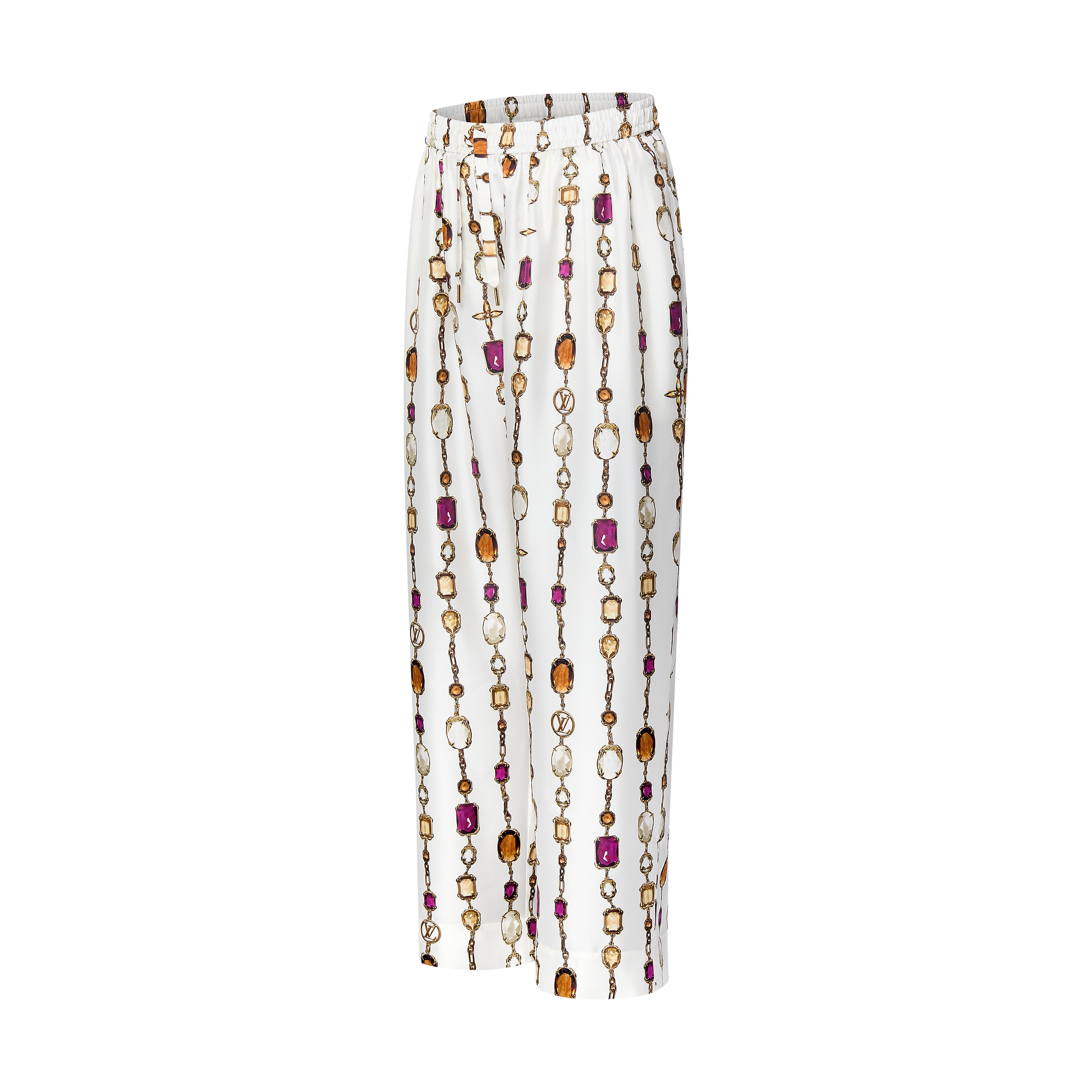 Necklace Print Pajama Pants
