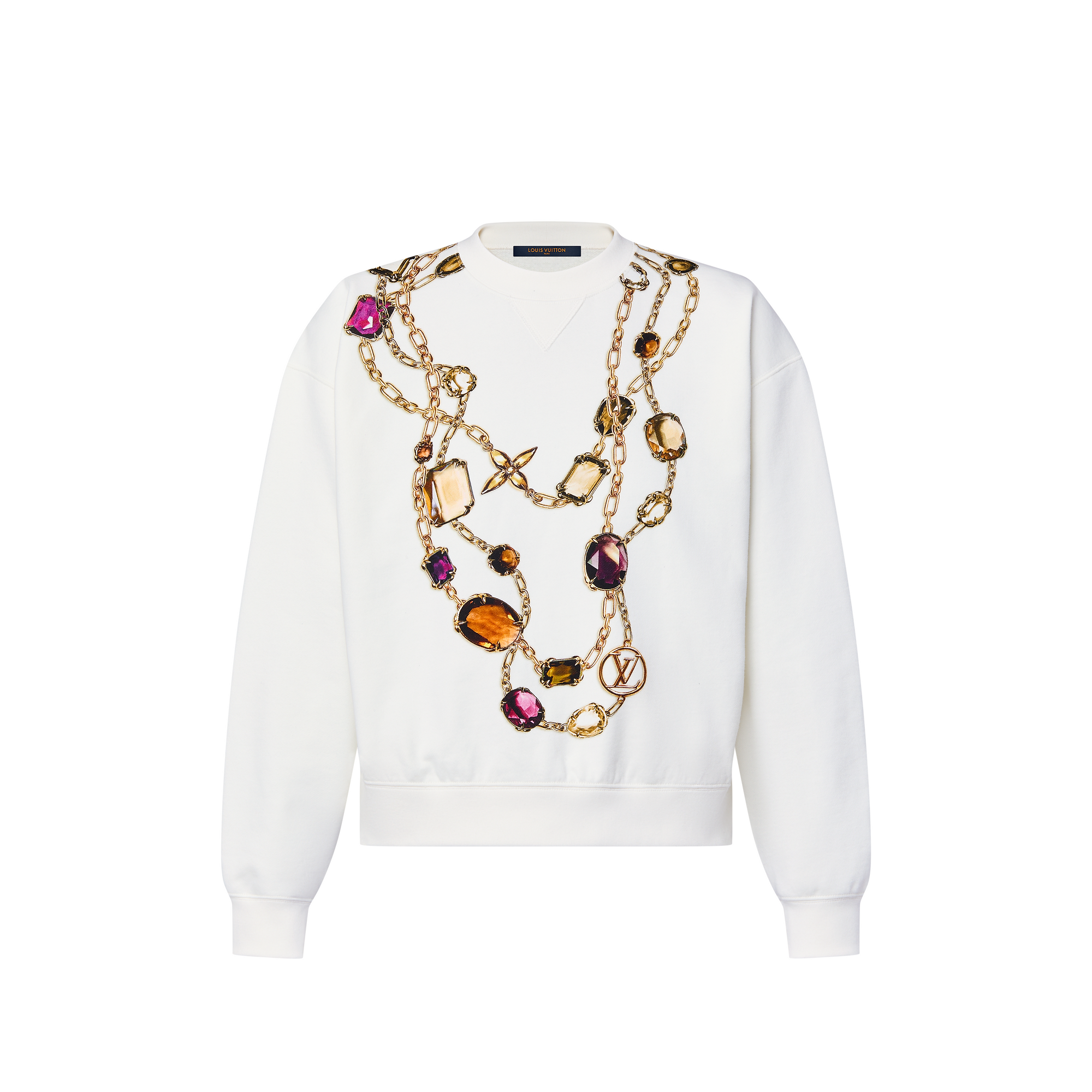 Necklace Print Sweater