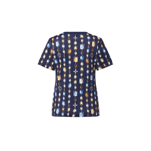 Ready-to-Wear Tops Necklace Print T-Shirt | Louis Vuitton ® (Product zoom)