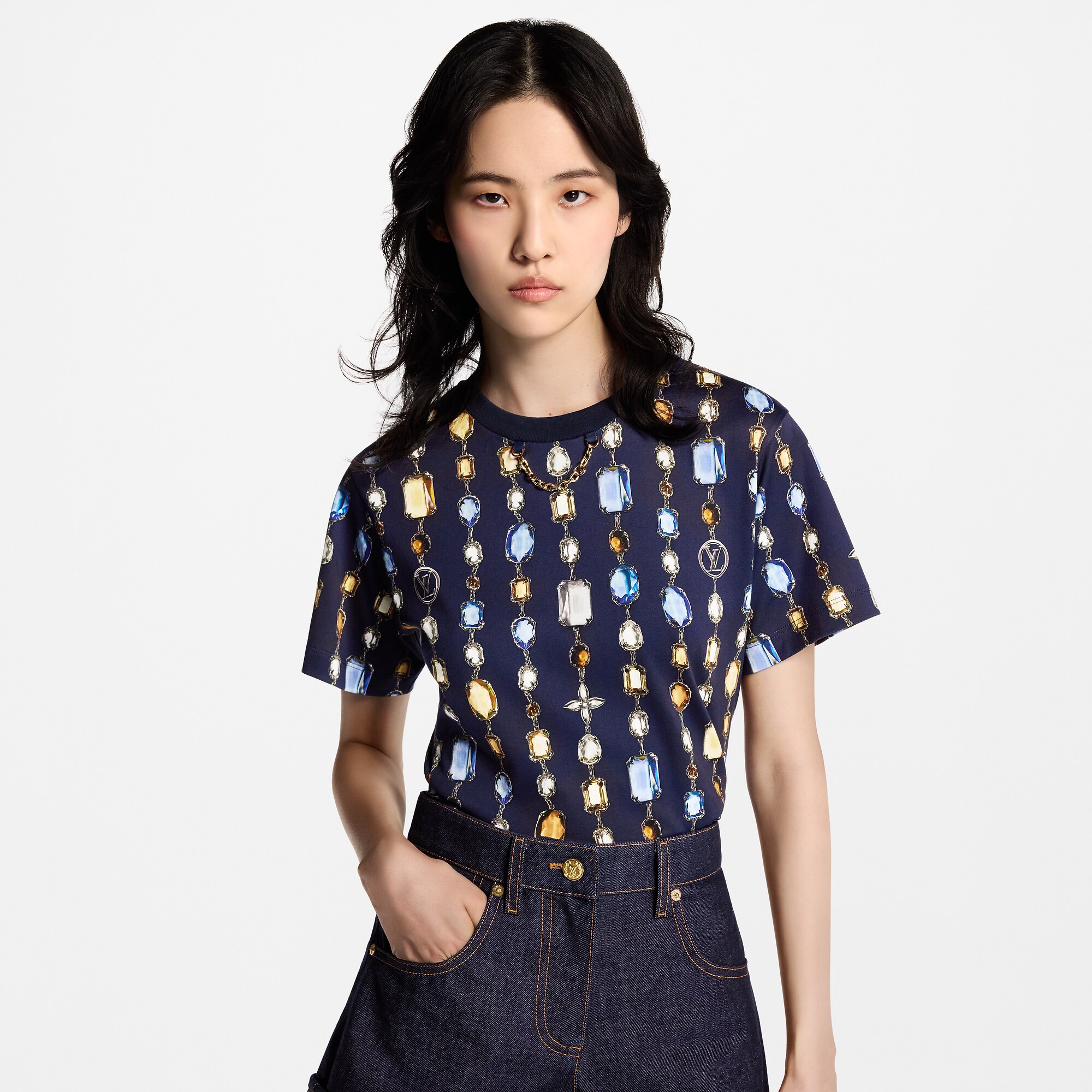 Necklace Print T-Shirt
