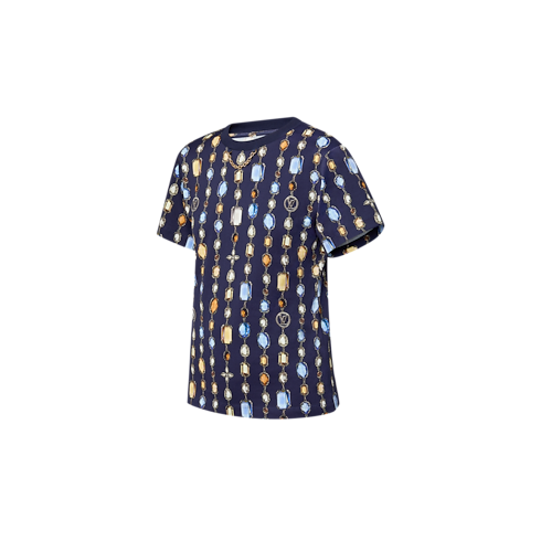 Ready-to-Wear Tops Necklace Print T-Shirt | Louis Vuitton ® (Product zoom)