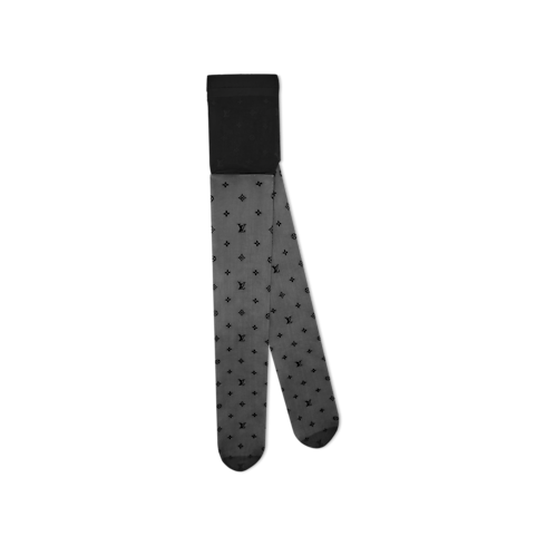 S00 Accessories Hats and Gloves Neo Monogram Takeover Tights | Louis Vuitton ® (Product zoom)