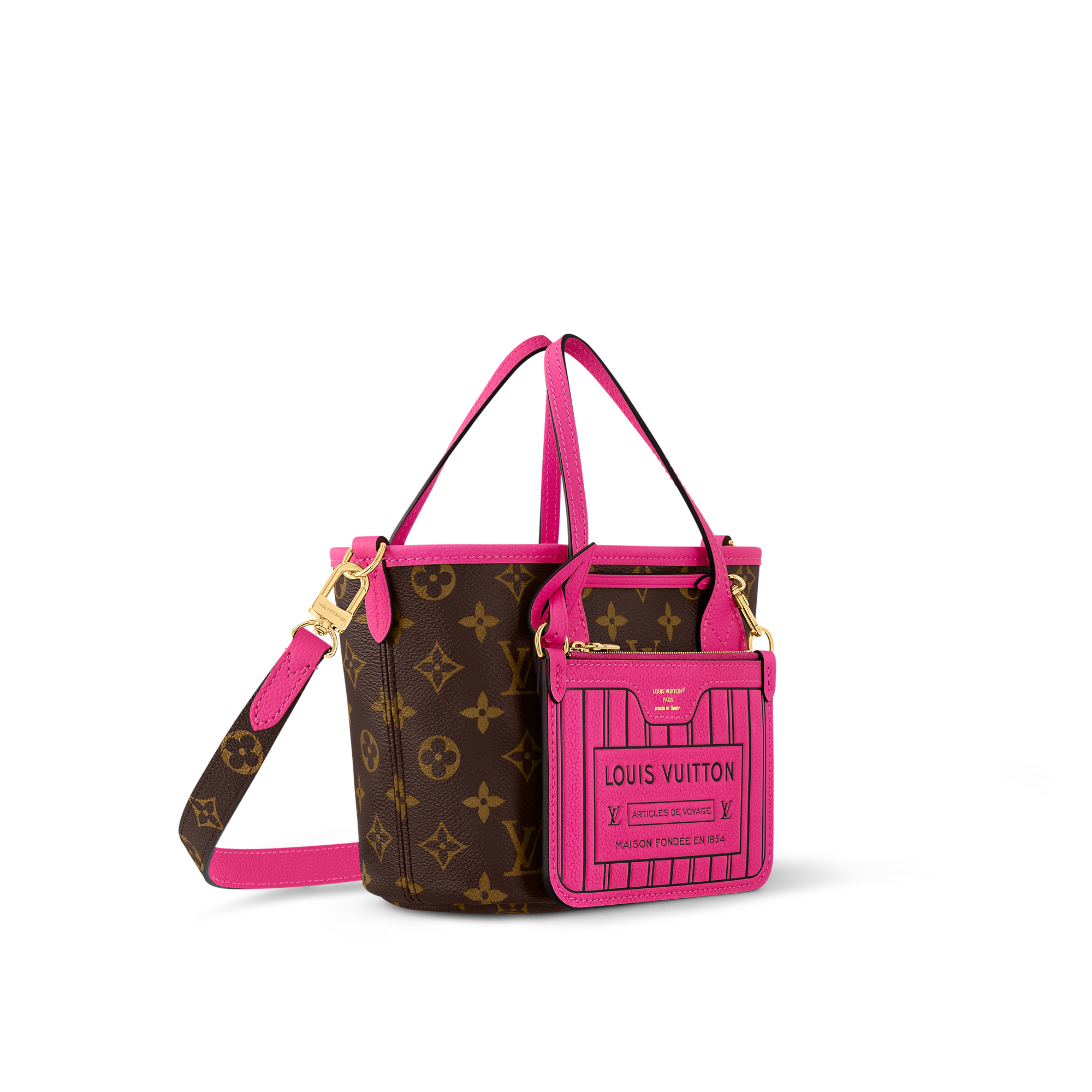 Neverfull Bandoulière Inside Out BB