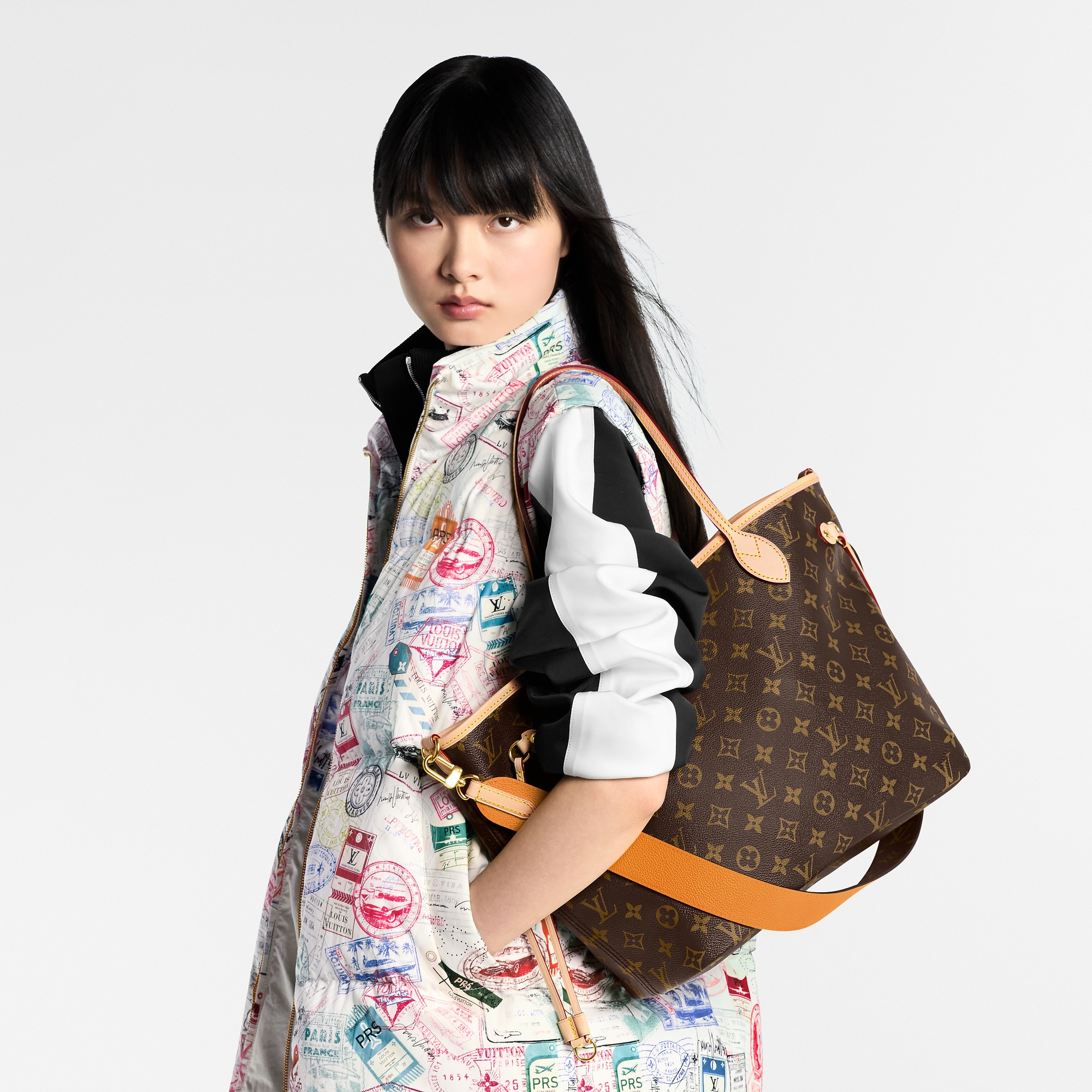 Neverfull Bandoulière Inside Out MM