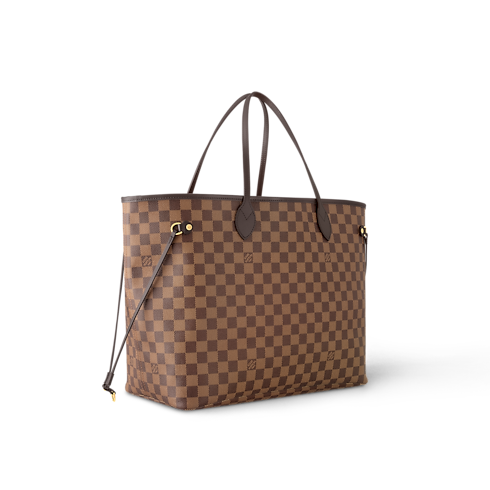 Damier Ebene Handbags All Handbags Neverfull GM | Louis Vuitton ® (Product zoom)