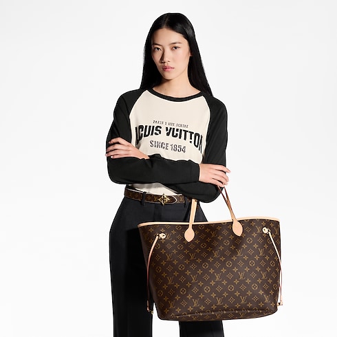 Monogram Personalization Bags and Small Leather Goods Personalization Neverfull GM Mon Monogram | Louis Vuitton ® (Product zoom)