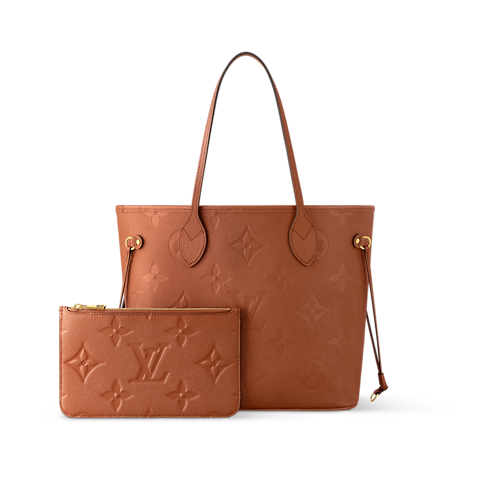 Monogram Empreinte Leather Handbags All Handbags Neverfull MM | Louis Vuitton ® (Product zoom)