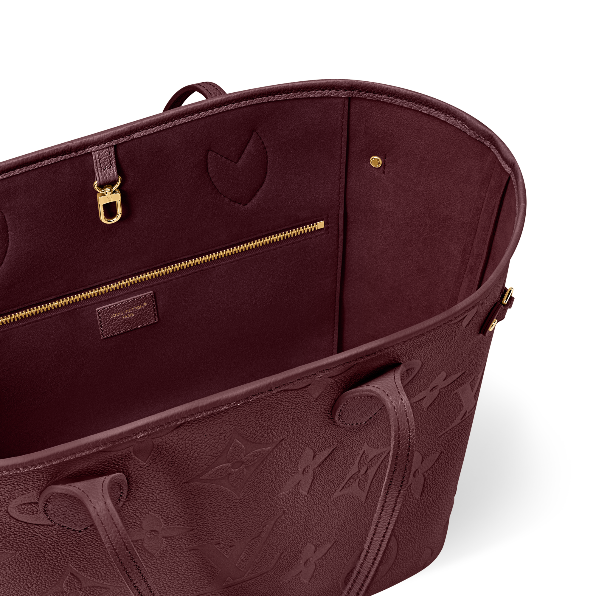 Monogram Empreinte Leather Handbags All Handbags Neverfull MM | Louis Vuitton ® (Product zoom)