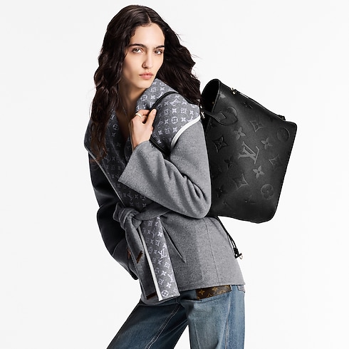 Monogram Empreinte Leather Handbags All Handbags Neverfull MM | Louis Vuitton ® (Product zoom)