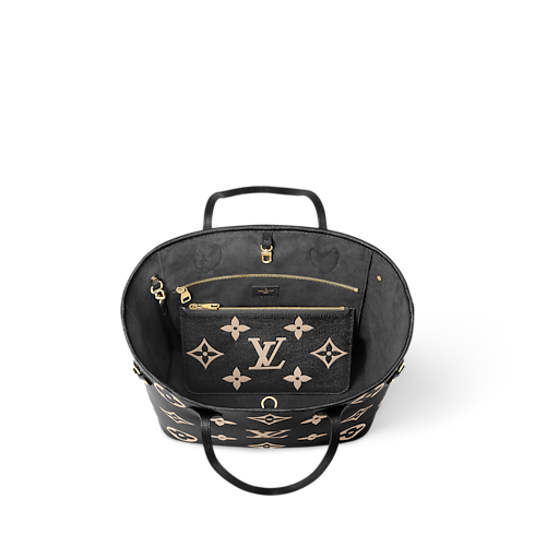 Monogram Empreinte Leather Handbags All Handbags Neverfull MM | Louis Vuitton ® (Product zoom)