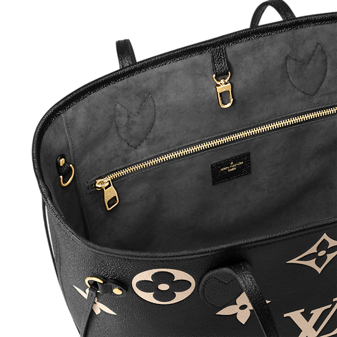 Monogram Empreinte Leather Handbags All Handbags Neverfull MM | Louis Vuitton ® (Product zoom)
