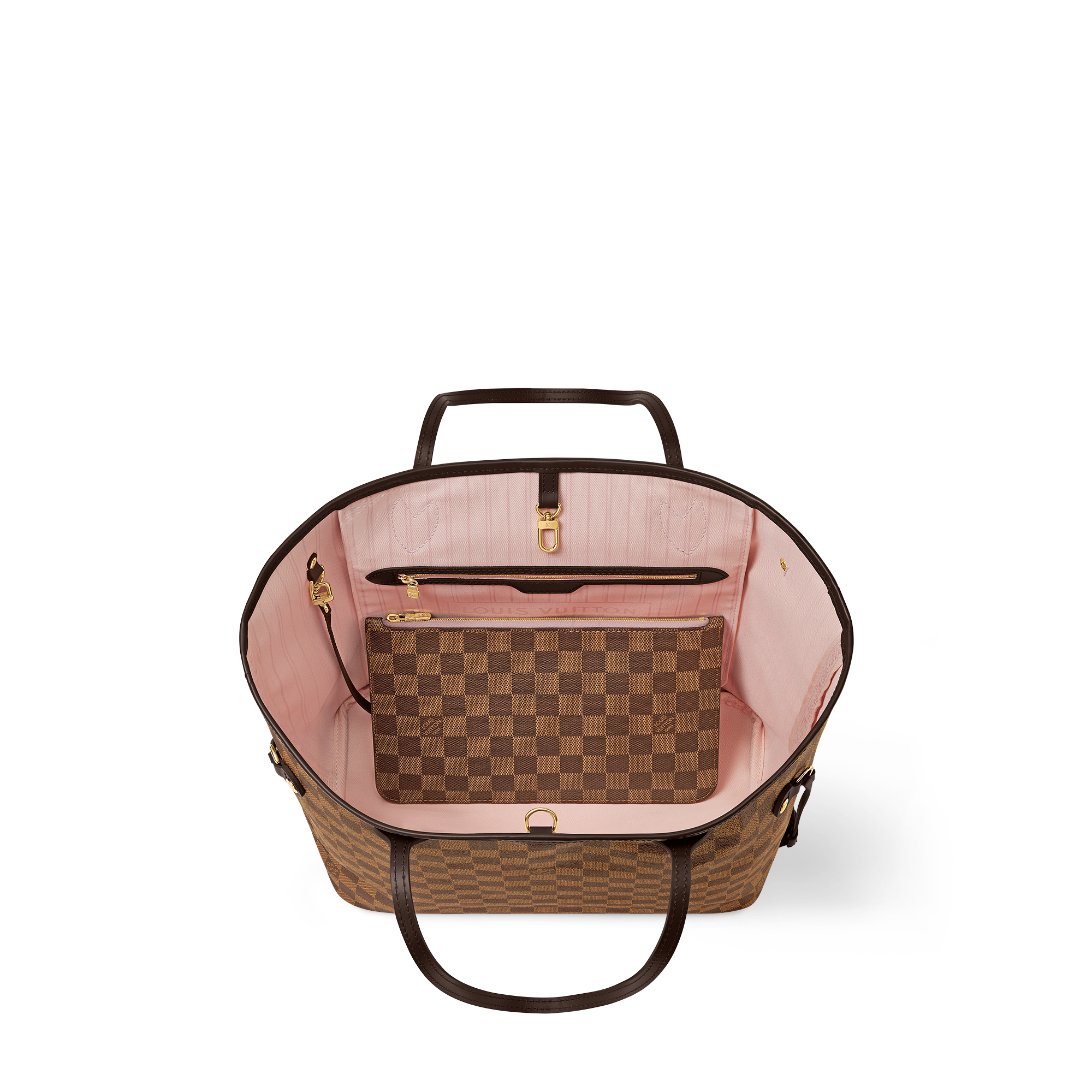 Damier Ebene Handbags All Handbags Neverfull MM | Louis Vuitton ® (Product zoom)