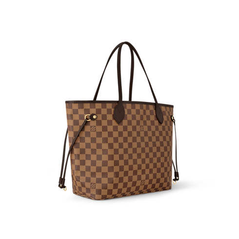Damier Ebene Handbags All Handbags Neverfull MM | Louis Vuitton ® (Product zoom)