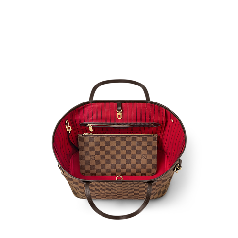 Damier Ebene Handbags All Handbags Neverfull MM | Louis Vuitton ® (Product zoom)