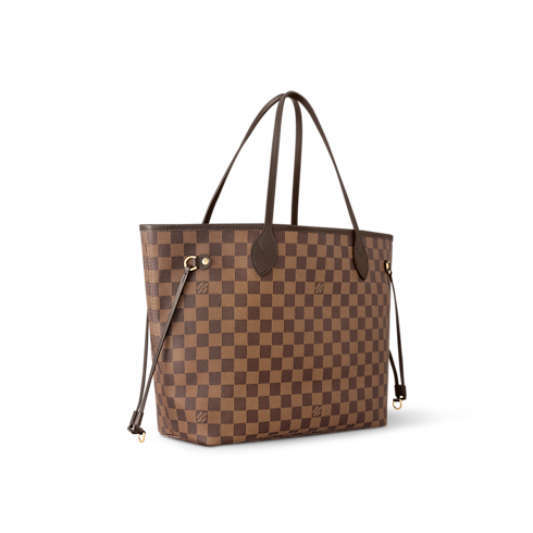 Damier Ebene Handbags All Handbags Neverfull MM | Louis Vuitton ® (Product zoom)