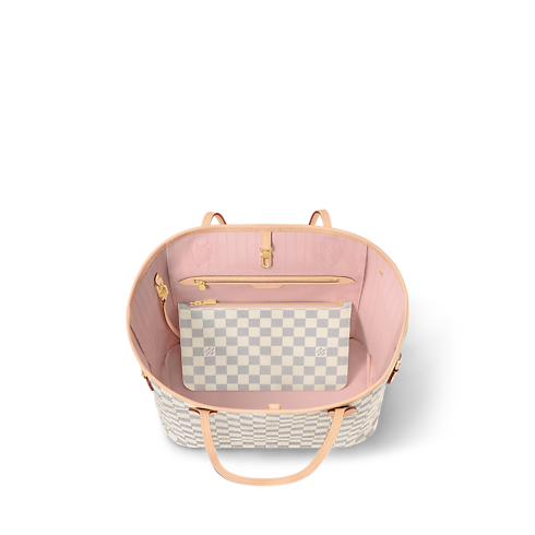 Damier Azur Handbags All Handbags Neverfull MM | Louis Vuitton ® (Product zoom)