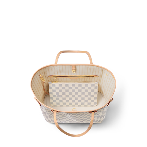Damier Azur Handbags All Handbags Neverfull MM | Louis Vuitton ® (Product zoom)