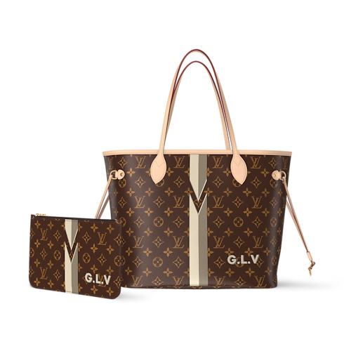 Monogram Personalization Bags and Small Leather Goods Personalization Neverfull MM Mon Monogram | Louis Vuitton ® (Product zoom)