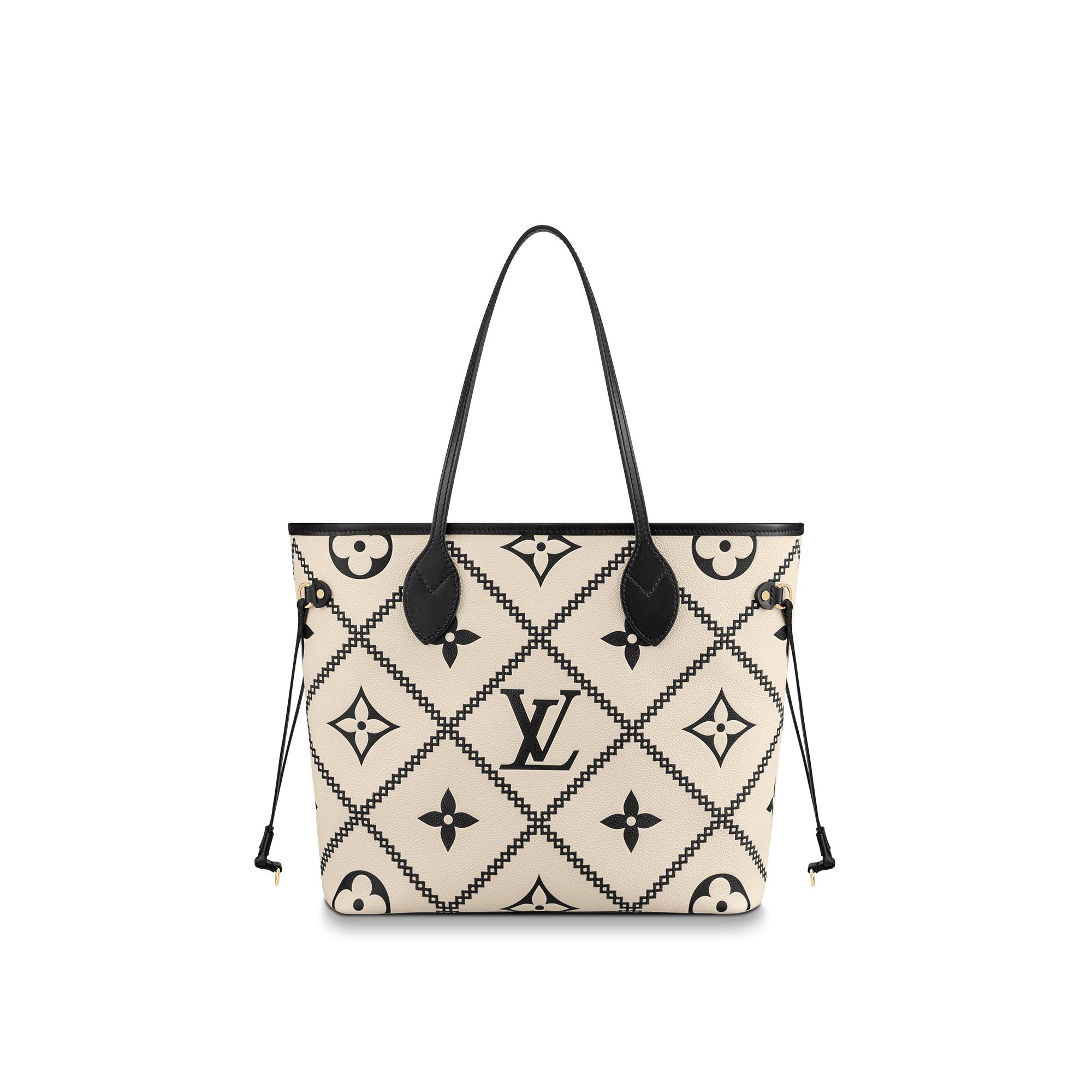 louis neverfull white