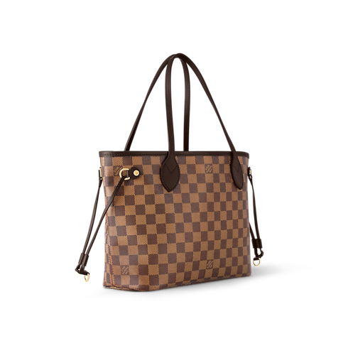 Damier Ebene Handbags All Collections Neverfull PM | Louis Vuitton ® (Product zoom)