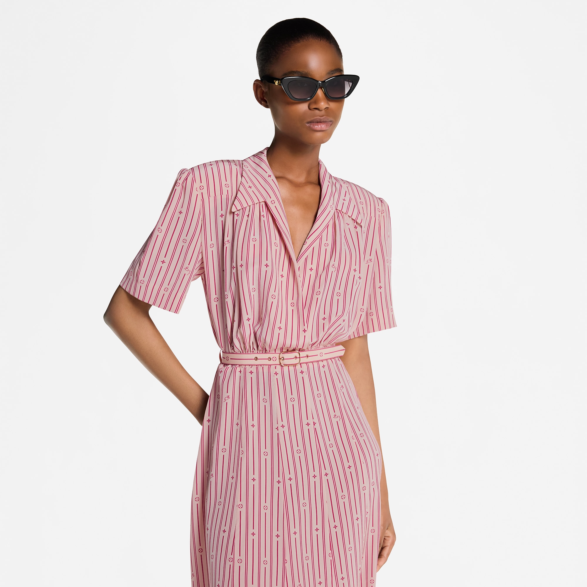 Neverfull Stripes Shirt Dress