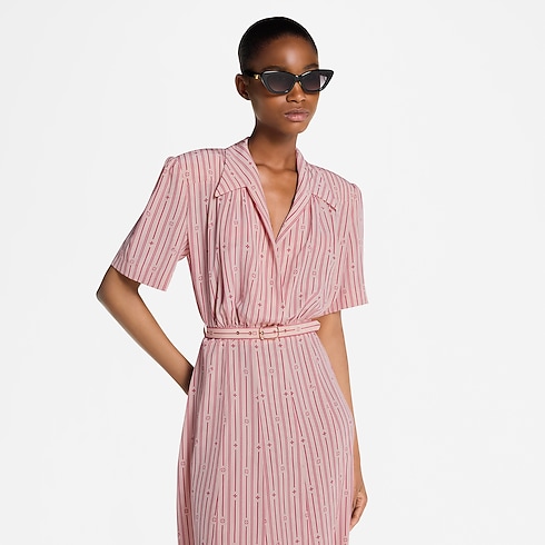 Ready-to-Wear Dresses Neverfull Stripes Shirt Dress | Louis Vuitton ® (Product zoom)