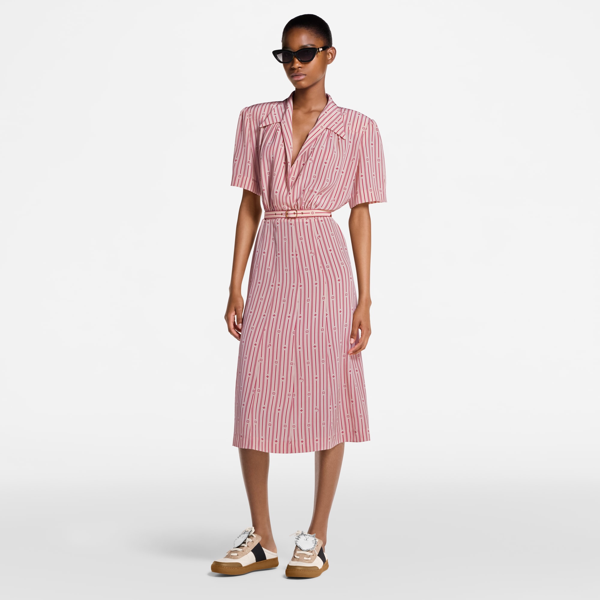  Ready-to-Wear Dresses Neverfull Stripes Shirt Dress | Louis Vuitton ® (Product zoom)