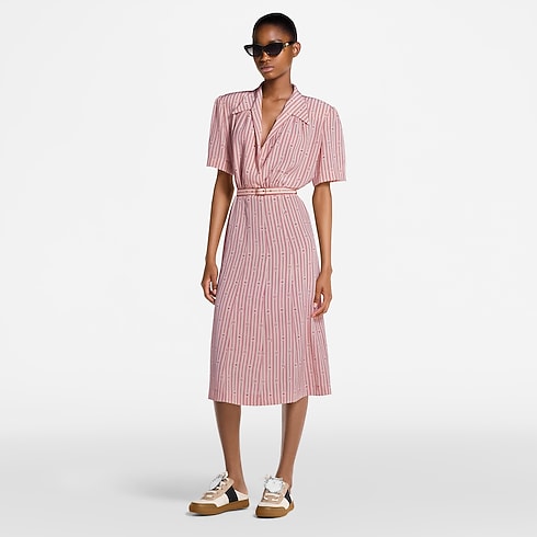 Ready-to-Wear Dresses Neverfull Stripes Shirt Dress | Louis Vuitton ® (Product zoom)