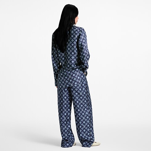 Ready-to-Wear Tops Nouveau Monogram Silk Shirt | Louis Vuitton ® (Product zoom)
