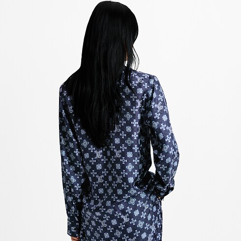 Ready-to-Wear Tops Nouveau Monogram Silk Shirt | Louis Vuitton ® (Product zoom)