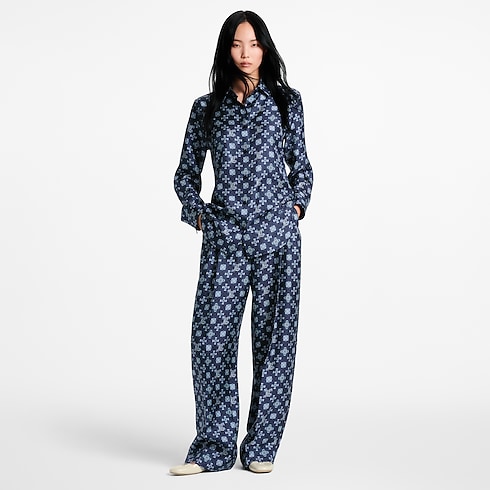 Ready-to-Wear Tops Nouveau Monogram Silk Shirt | Louis Vuitton ® (Product zoom)