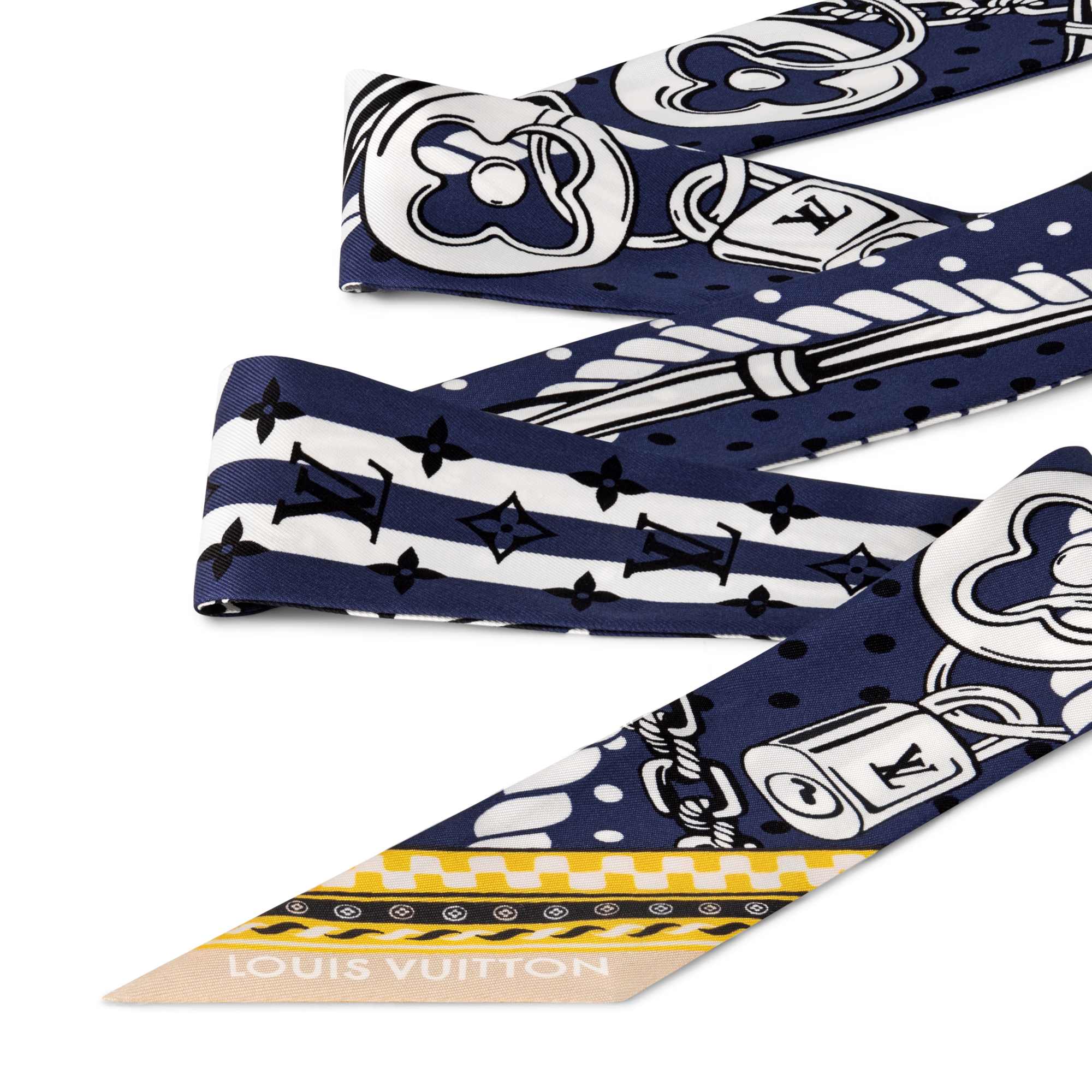 S00 Accessories Silk Squares and Bandeaus  Ocean Bandana BB Bandeau | Louis Vuitton ® (Product zoom)