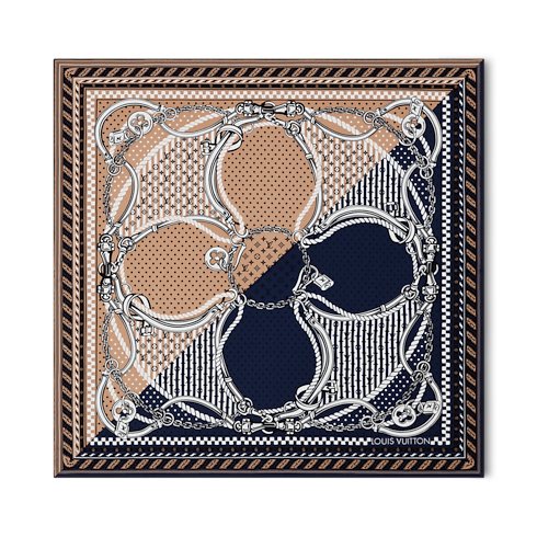 S00 Accessories Silk Squares and Bandeaus Ocean Bandana Square 90 | Louis Vuitton ® (Product zoom)