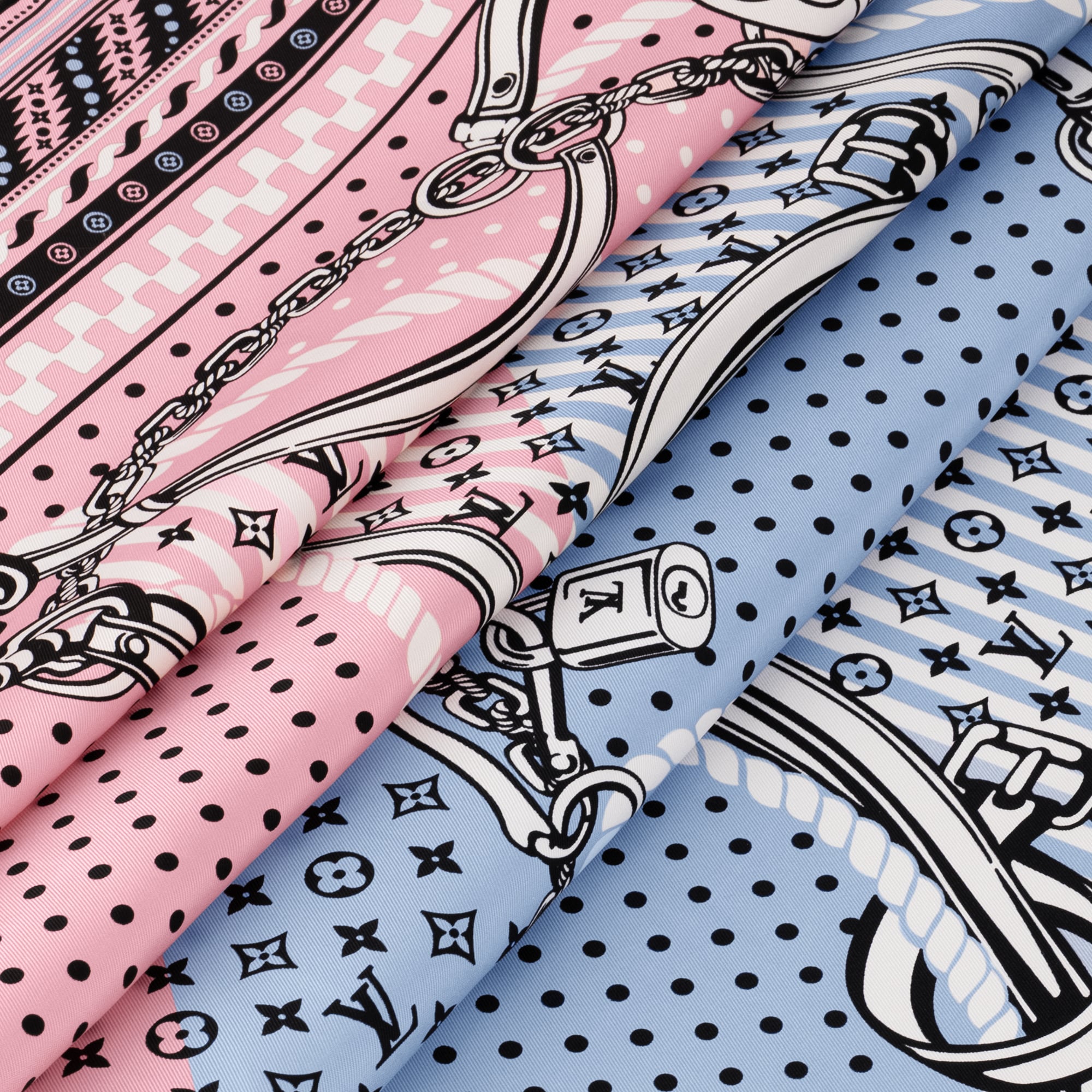 S00 Accessories Silk Squares and Bandeaus  Ocean Bandana Square 90 | Louis Vuitton ® (Product zoom)