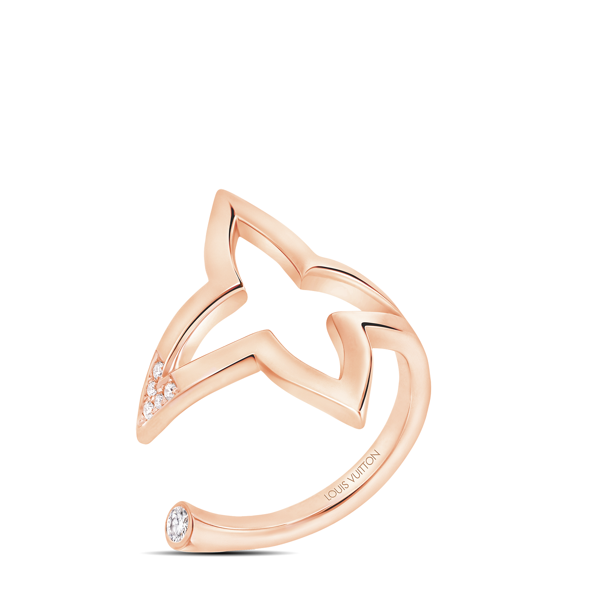 Ombre Blossom Open Ring