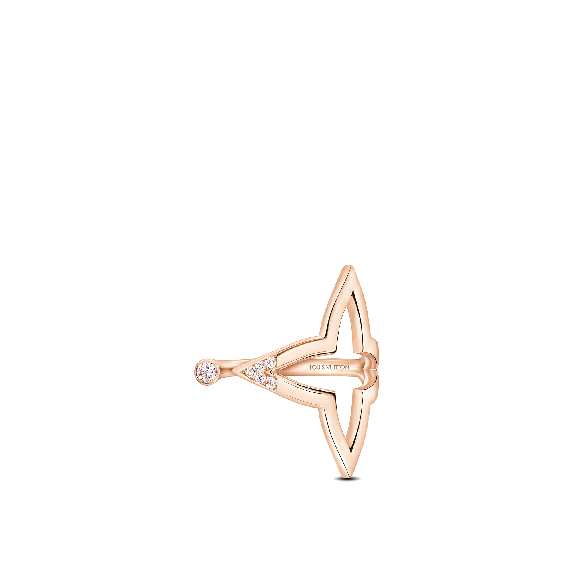  Categories Rings Ombre Blossom Open Ring, Pink Gold and Diamonds | Louis Vuitton ® (Product zoom)
