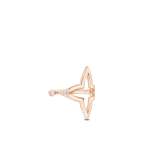 Categories Rings Ombre Blossom Open Ring, Pink Gold and Diamonds | Louis Vuitton ® (Product zoom)