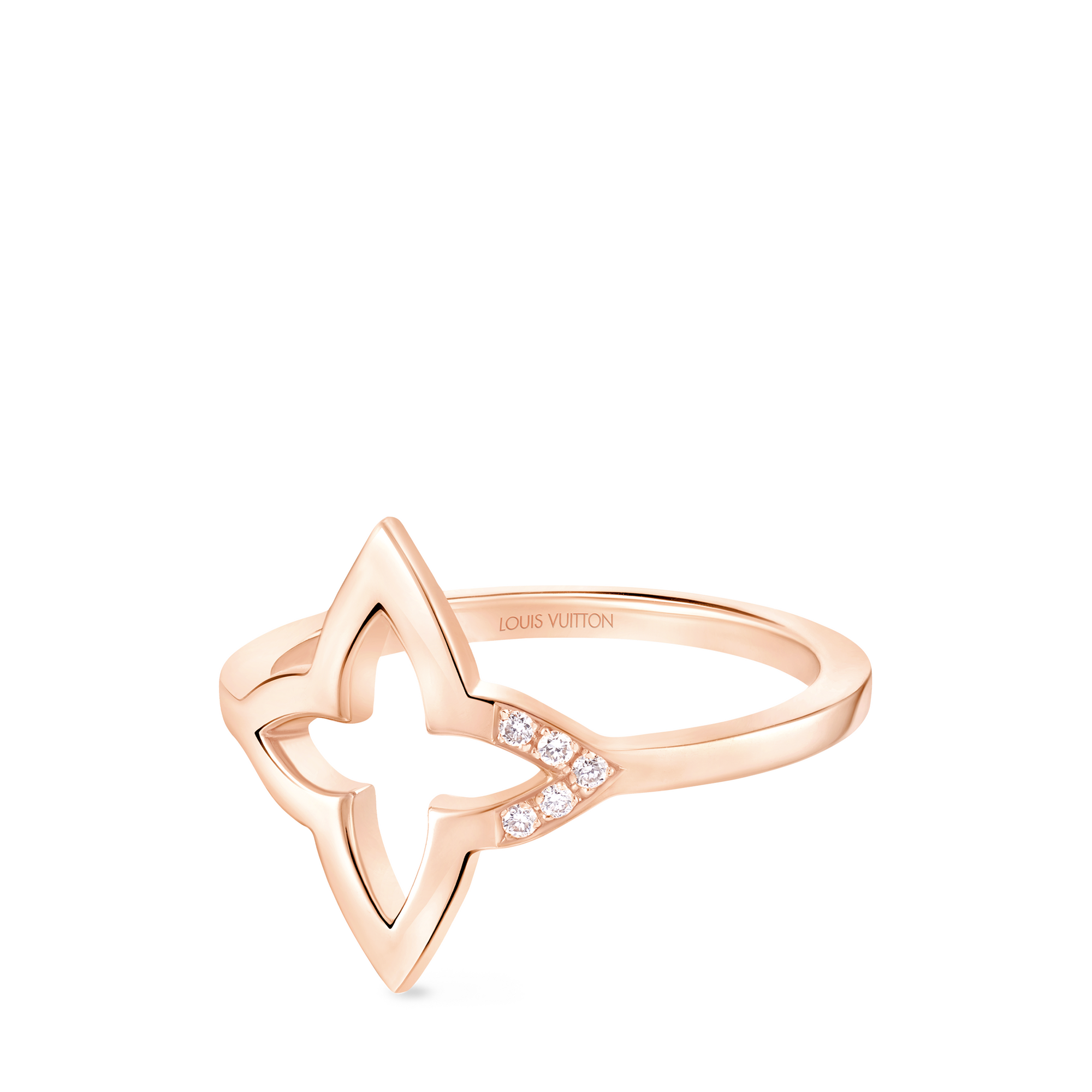  Categories Rings Ombre Blossom Ring, Pink Gold and Diamonds | Louis Vuitton ® (Product zoom)